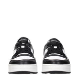 Jimmy Choo Black Leather Low Top Sneakers