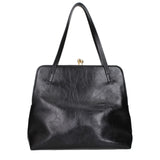 Jil Sander Black Leather Shoulder Bag