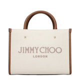 Jimmy Choo Beige Fabric Handbag