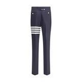 Thom Browne Blue Wool Oves Aries Pants