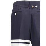 Thom Browne Blue Wool Oves Aries Pants