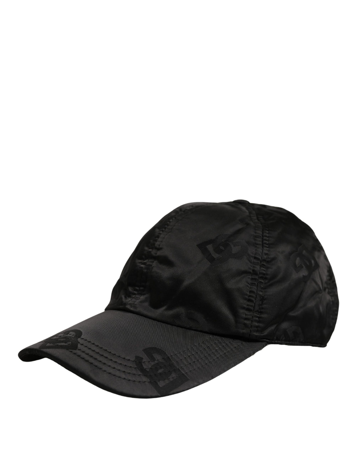 Dolce & Gabbana Men Black DG Monogram Baseball Capello Hat