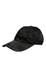 Dolce & Gabbana Men Black DG Monogram Baseball Capello Hat