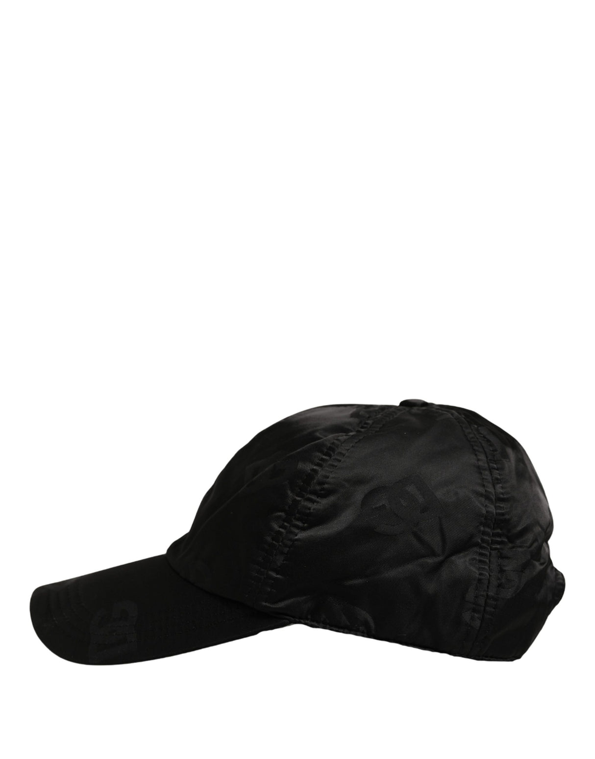 Dolce & Gabbana Men Black DG Monogram Baseball Capello Hat