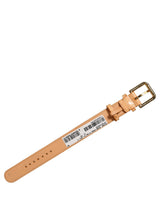 Dolce & Gabbana Beige Embossed Leather Gold Buckle Belt Strap Bracelet