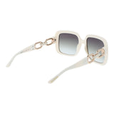 Guess White Plastic Sunglasses