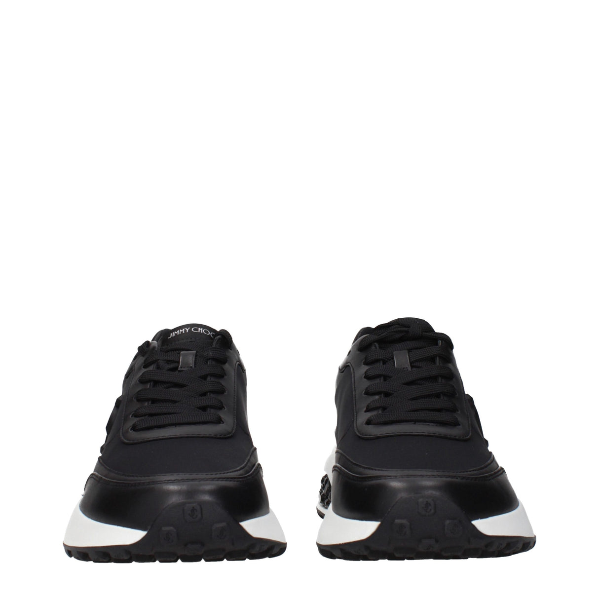 Jimmy Choo Black Fabric Athletic Sneakers