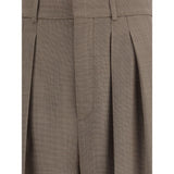 Saint Laurent Beige Wool Casual Pants