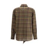 Saint Laurent Bicolor Cotton Shirt