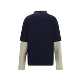Miu Miu Blue Cotton Sweatshirt