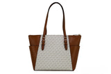 Michael Kors Michael Kors Women Leather Shoulder Tote Bag Purse Handbag+Double Zipper Wallet