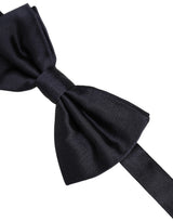 Dolce & Gabbana Men Black 100% Silk Adjustable Neck Papillon Bow Tie
