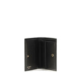 Ferragamo Black Calf Leather Bos Taurus Wallet