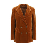 Blazé Milano Brown Cotton Blazer