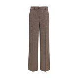 P.A.R.O.S.H. Brown Wool Oves Aries Casual Pants