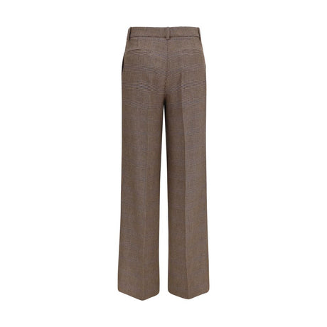 P.A.R.O.S.H. Brown Wool Oves Aries Casual Pants