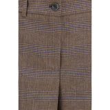 P.A.R.O.S.H. Brown Wool Oves Aries Casual Pants