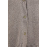 P.A.R.O.S.H. Beige Cashmere Cardigan