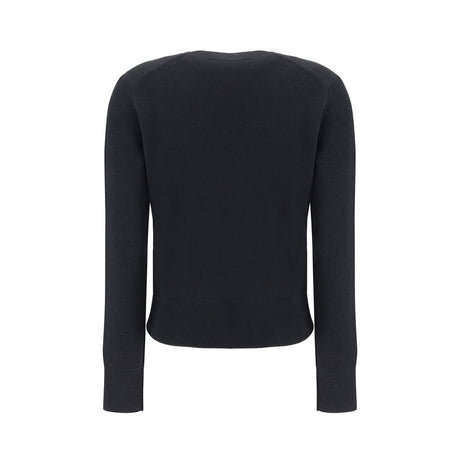Ami Paris Black Wool Oves Aries Sweatshirt