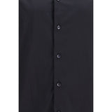 Giorgio Armani Black Cotton Dress Shirt