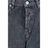 Haikure Gray Cotton Casual Pants