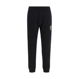Moncler Black Cotton Athletic Pants