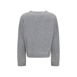 Fabiana Filippi Gray Cashmere Sweatshirt