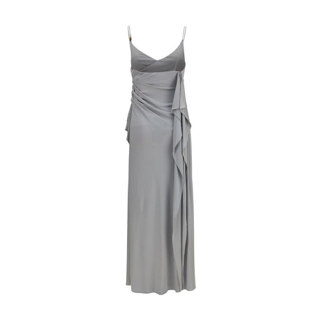 Versace Gray Viscose Casual Dress