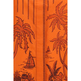 Alemais Orange Cotton Pattern Shirt