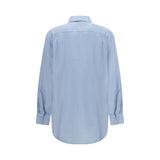 Alemais Blue Linen Pattern Shirt
