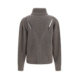 P.A.R.O.S.H. Beige Wool Oves Aries Sweatshirt