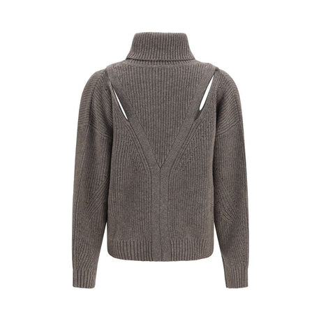 P.A.R.O.S.H. Beige Wool Oves Aries Sweatshirt