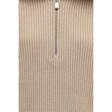 Malo Beige Cashmere Polo Shirt