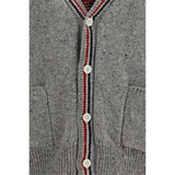 Thom Browne Gray Wool Oves Aries Cardigan