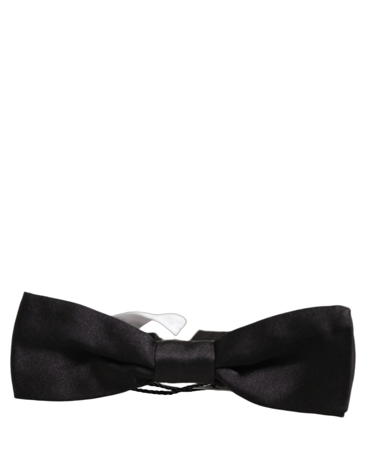 Dolce & Gabbana Men Black 100% Silk Adjustable Neck Papillon Bow Tie