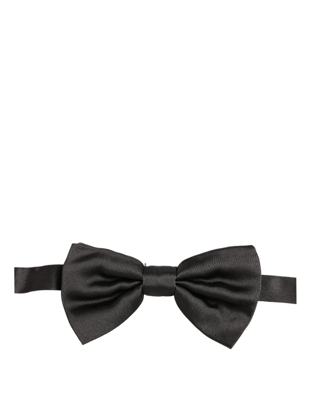 Dolce & Gabbana Men Black 100% Silk Adjustable Neck Papillon Bow Tie