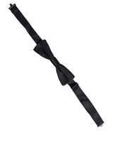 Dolce & Gabbana Men Black 100% Silk Adjustable Neck Papillon Bow Tie