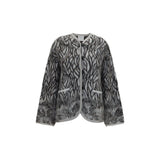 Forte_Forte Gray Alpaca Vicugna Pacos Cardigan