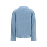 Saint Laurent Blue Cotton Dress Shirt