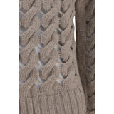P.A.R.O.S.H. Beige Wool Oves Aries Turtleneck