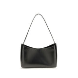 The Row Black Calf Leather Bos Taurus Shoulder Bag
