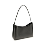 The Row Black Calf Leather Bos Taurus Shoulder Bag