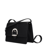 Jimmy Choo Black Leather Crossbody Bag