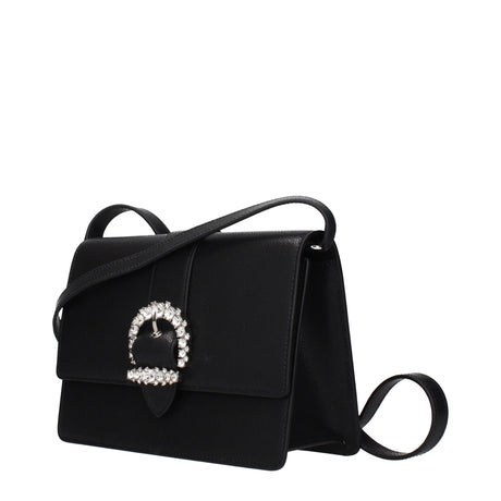 Jimmy Choo Black Leather Crossbody Bag
