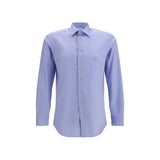 Etro Blue Cotton Dress Shirt