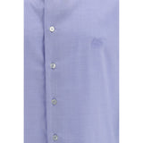 Etro Blue Cotton Dress Shirt