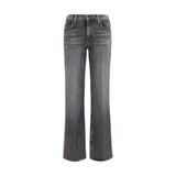 Mother Denim Gray Cotton Bootcut Jeans