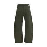 Mother Denim Bicolor Cotton Relaxed Fit Jeans