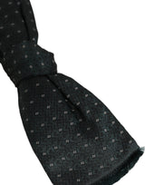 Dolce & Gabbana Men Green Patterned Adjustable Neck Papillon Bow Tie