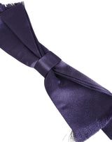 Dolce & Gabbana Men Purple 100% Silk Adjustable Neck Papillon Bow Tie